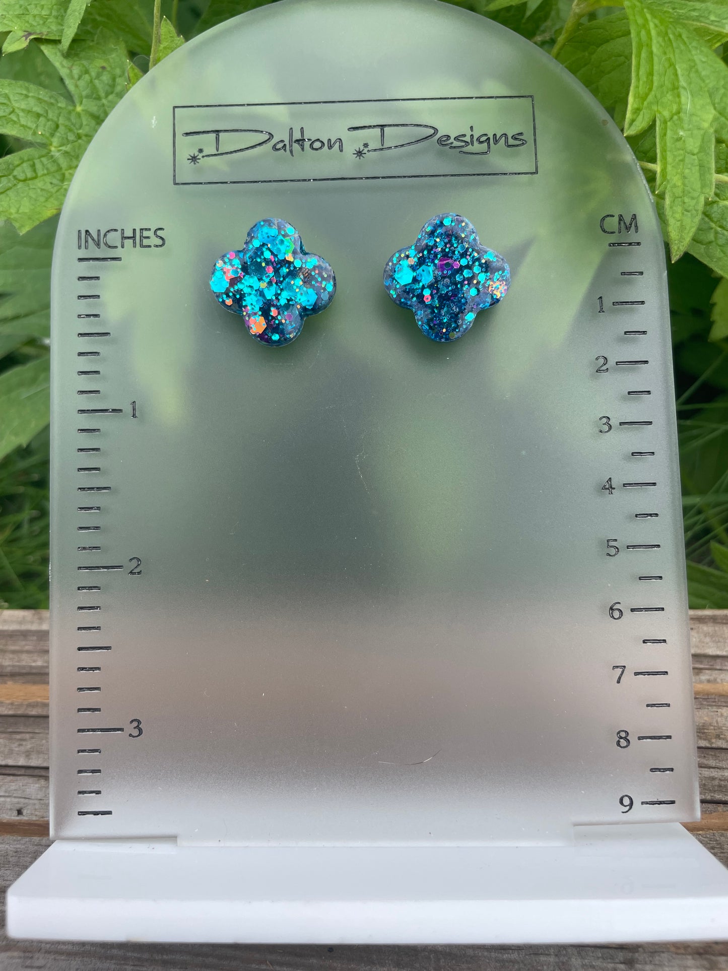 Blue Waterfalls Studs