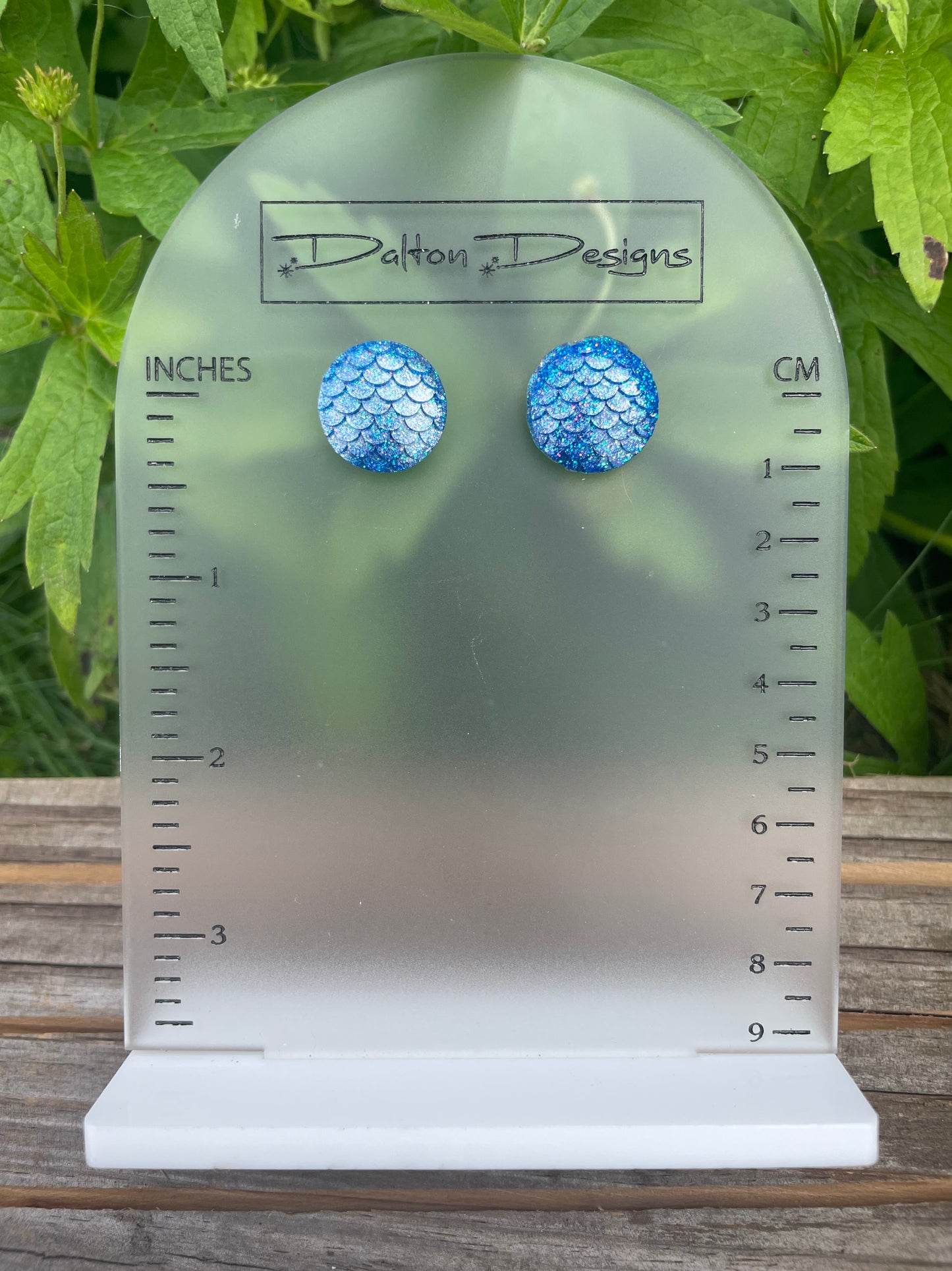 Blue Lagoon Mermaid Studs