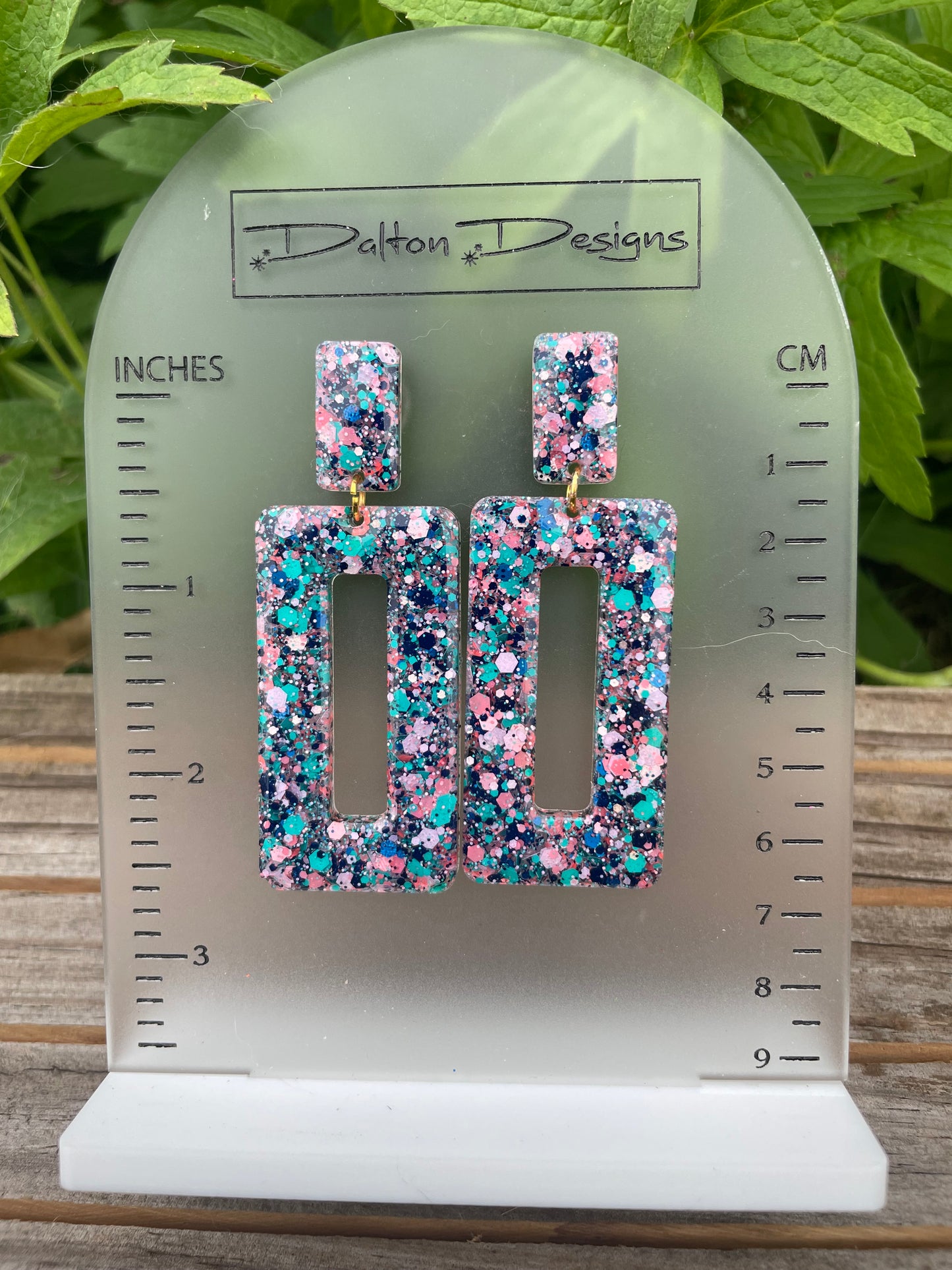 Teal + Coral Mixed Rectangle Set