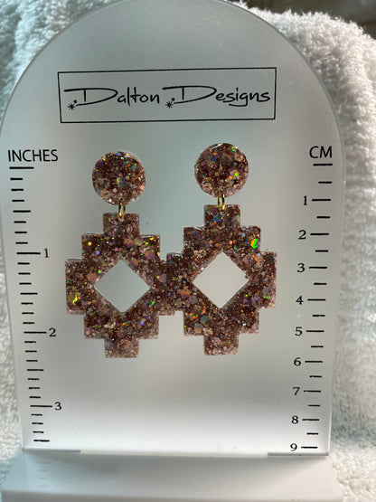 Tannish AB Aztec Earrings