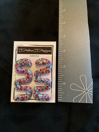 Confetti Wave Earring