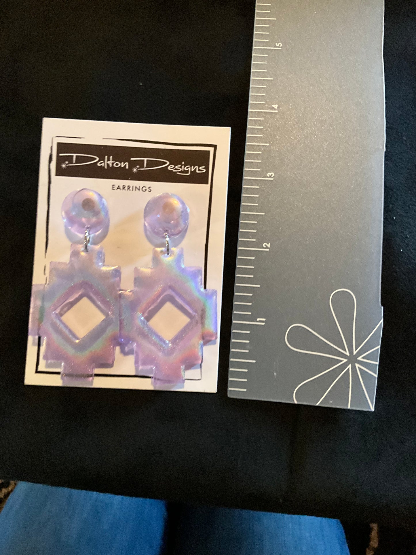 Lilac Aurora Aztec Earrings