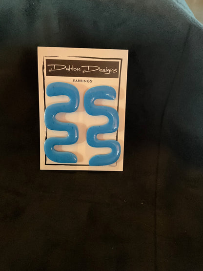 Blue Wave Earrings