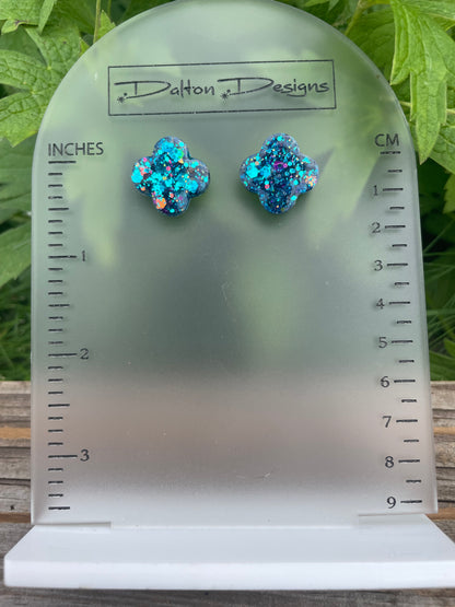 Blue Waterfalls Studs