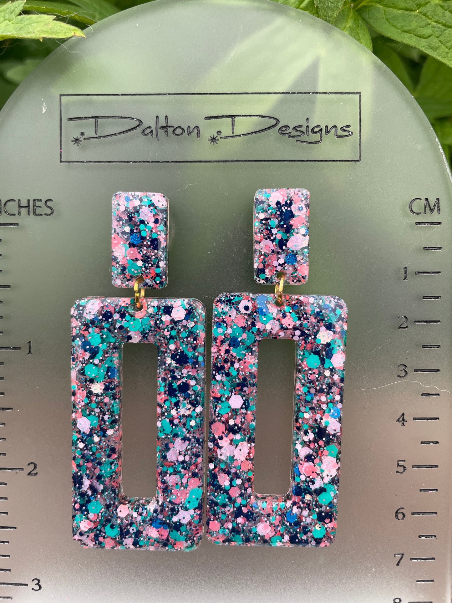 Teal + Coral Mixed Rectangle Set