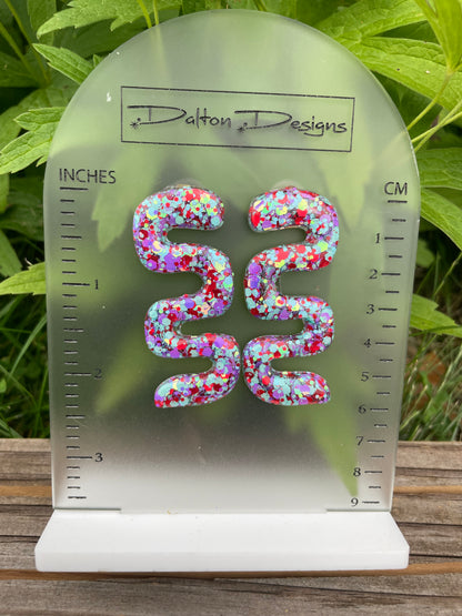 Confetti Wave Earring