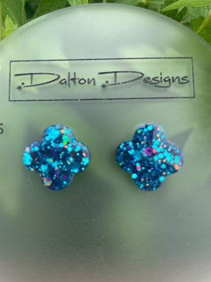 Blue Waterfalls Studs