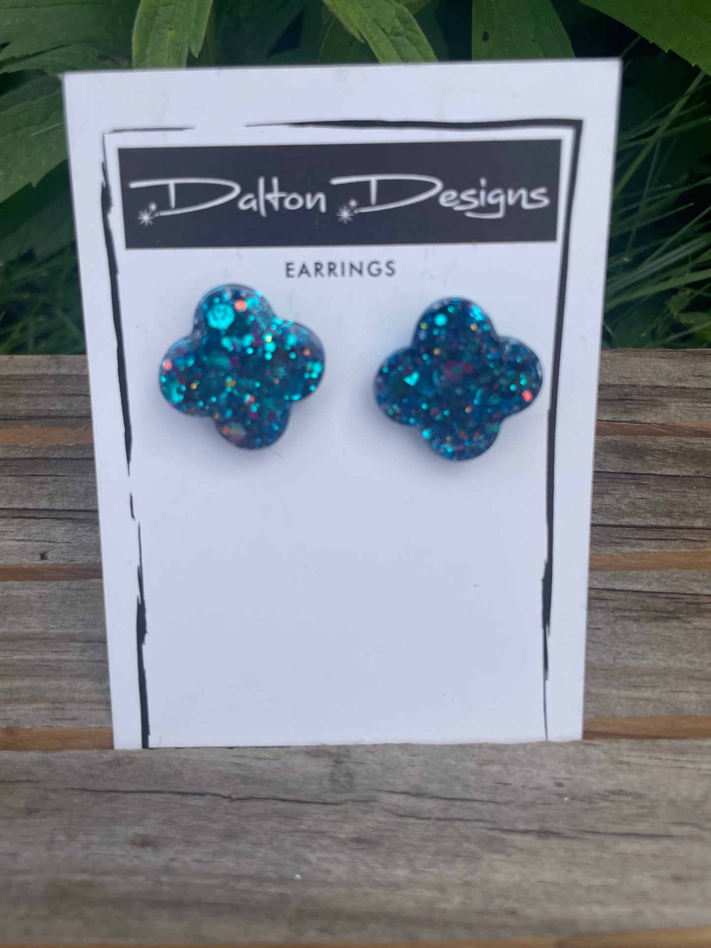 Blue Waterfalls Studs