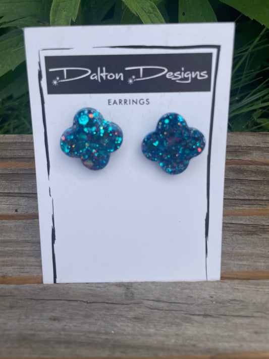 Blue Waterfalls Studs