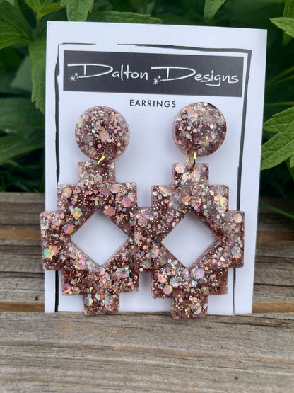 Tannish AB Aztec Earrings