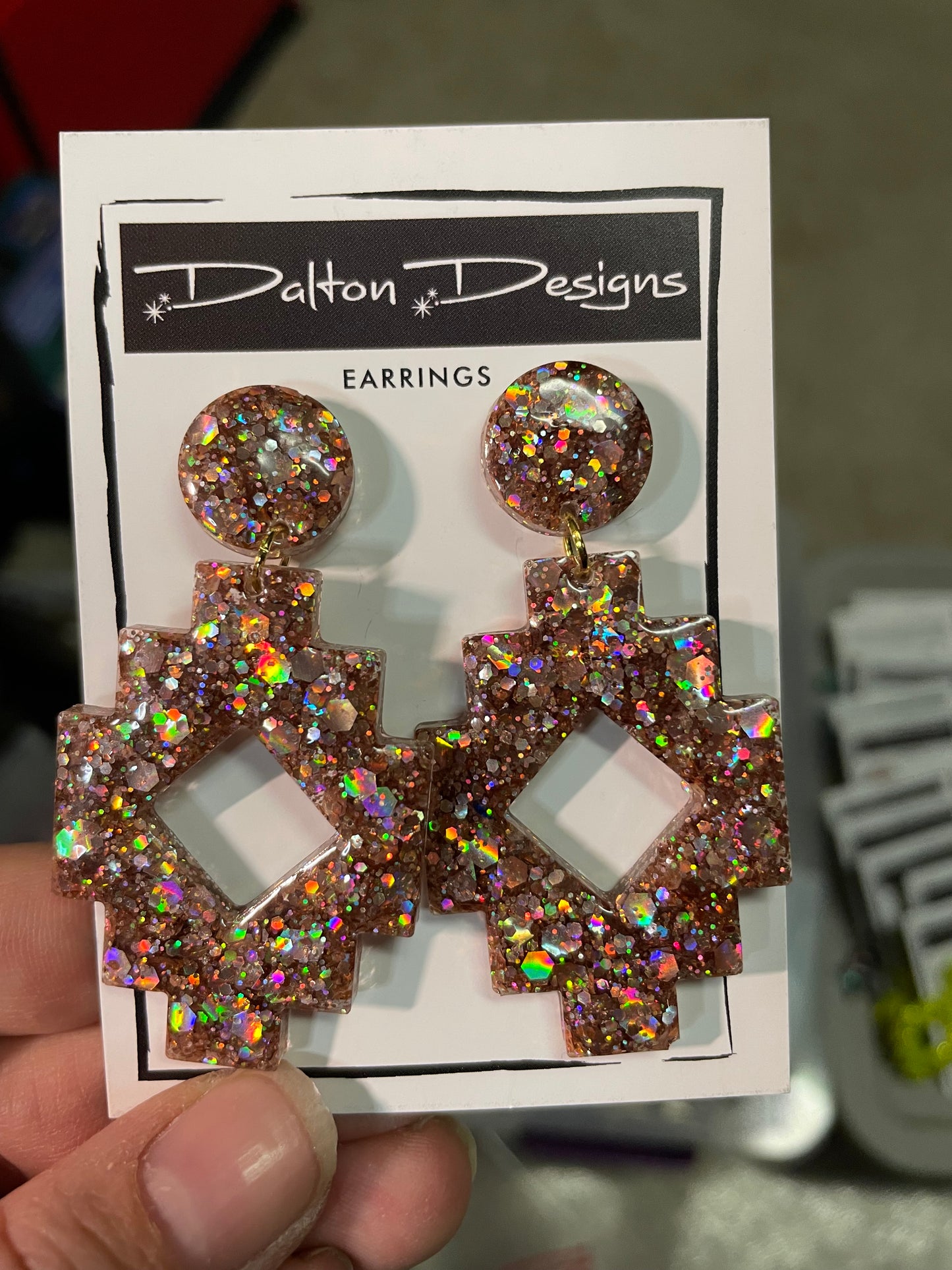 Tannish AB Aztec Earrings