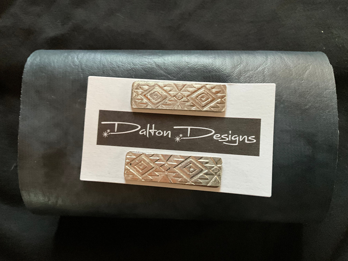 Aztec Style Pressed Silver Set