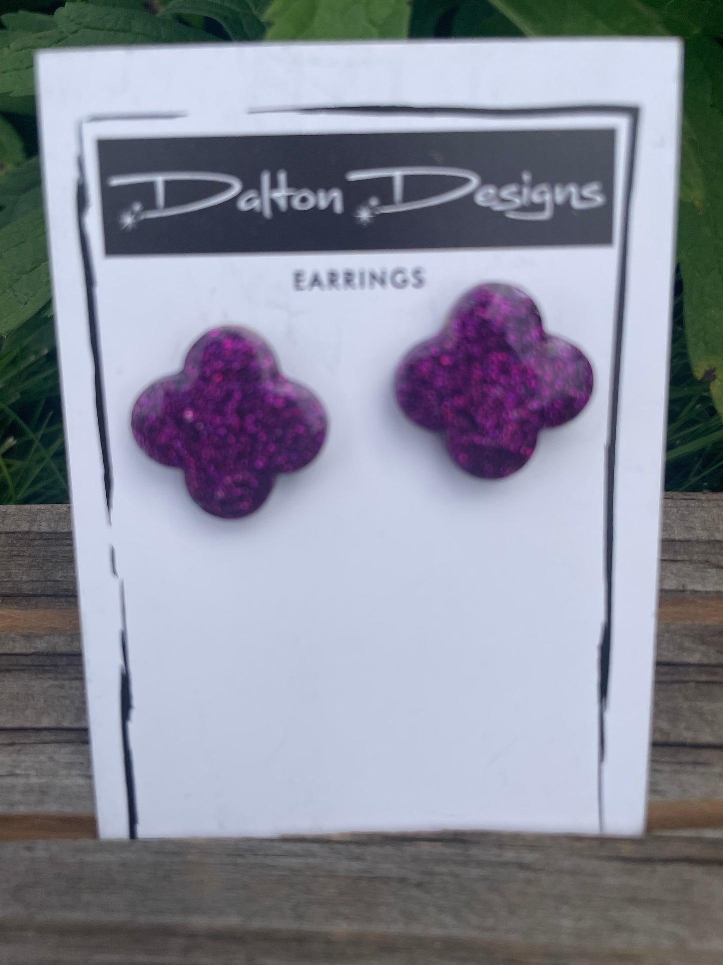 Purple Plum Studs