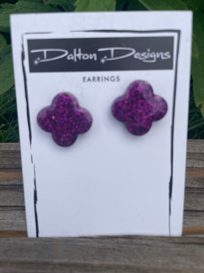 Purple Plum Studs