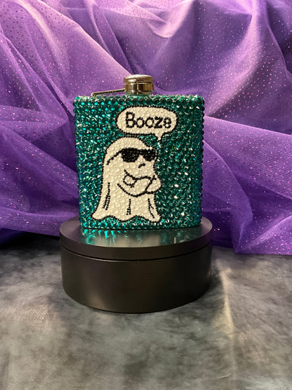 Teal Cool Booze Flask