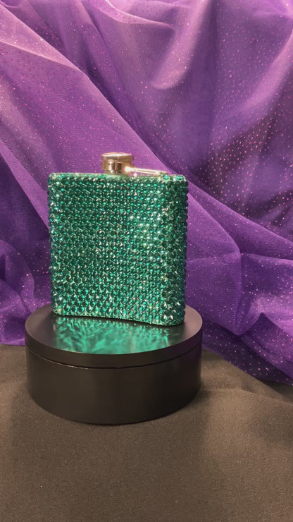 Teal Cool Booze Flask